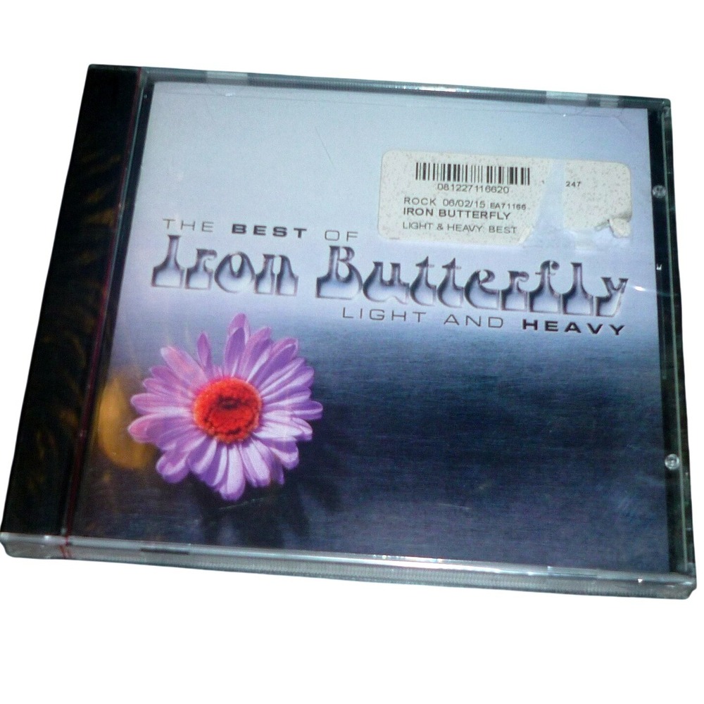 Iron Butterfly Light and Heavy Best Of CD Album Blue Excellent Psychedelic Rock